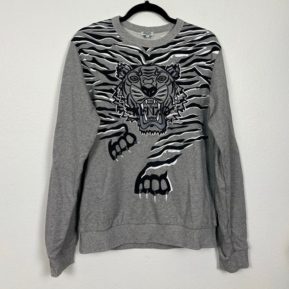 Kenzo Classic Tiger Graphic Crewneck Sweater Medium